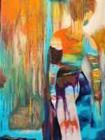 abstracte vrouw
